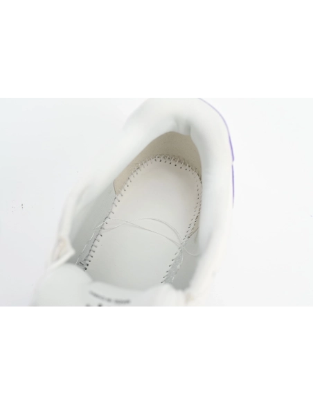 Off-White Out Of Office OOO Low Tops White Purple OMIA189F22LEA0010135