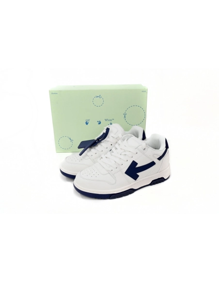Off-White Out Of Office OOO Low White Navy OWIA259F21LEA0010142