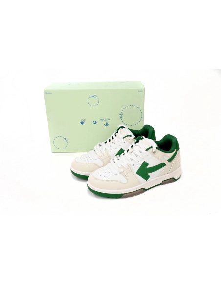 Off-White Out Of Office White Green OMIA189C99LEA0010455