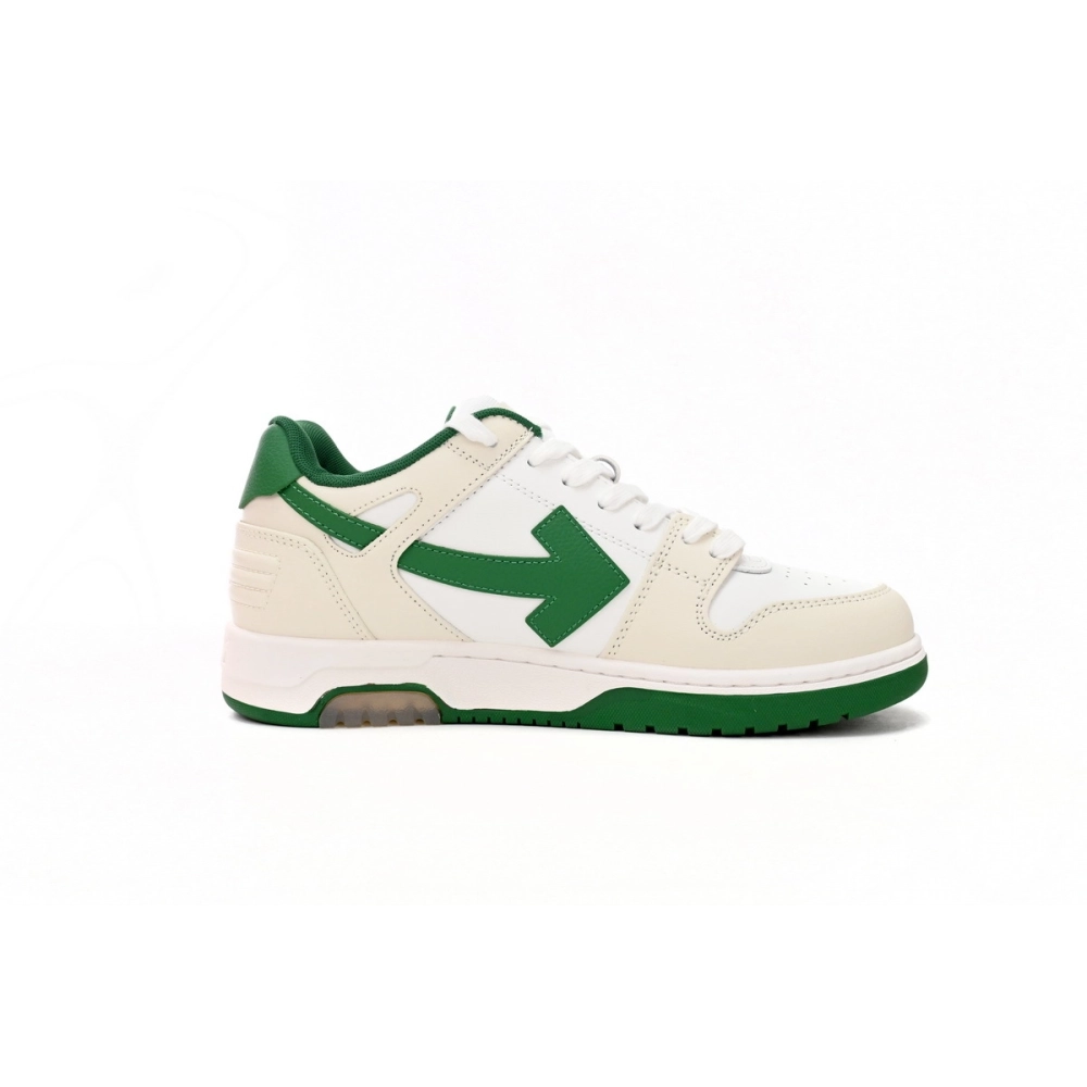Off-White Out Of Office White Green OMIA189C99LEA0010455