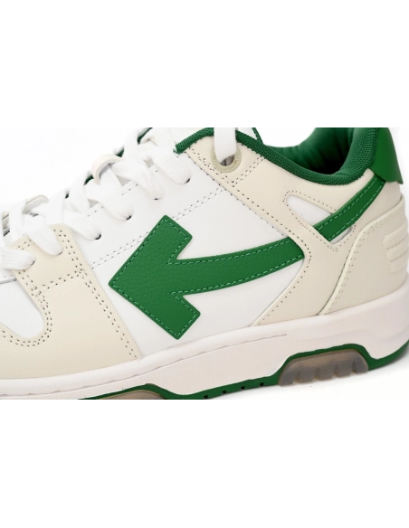 Off-White Out Of Office White Green OMIA189C99LEA0010455