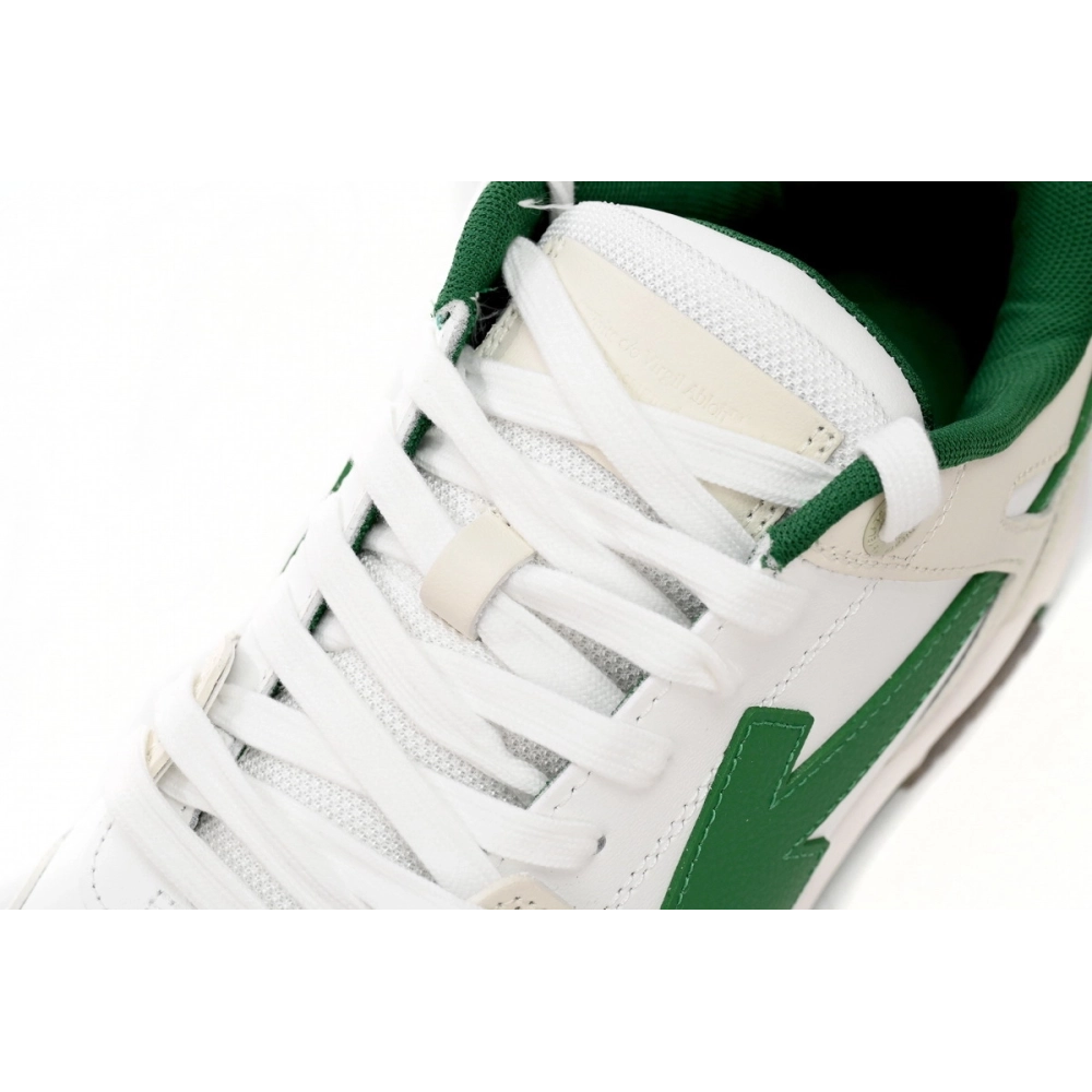 Off-White Out Of Office White Green OMIA189C99LEA0010455