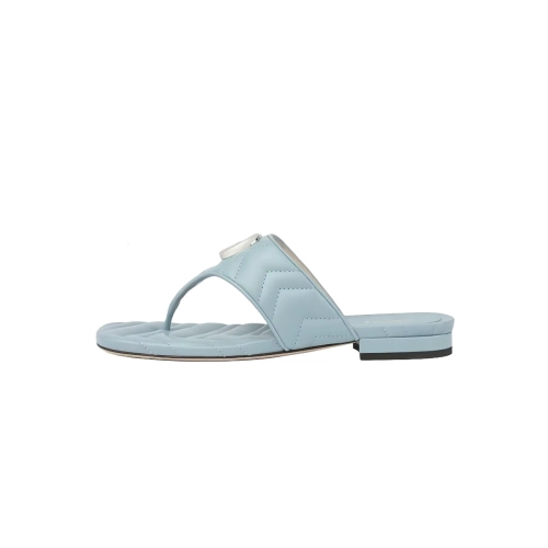 Gucci Double G Thong Sandal Blue 771585 BKO60 4728