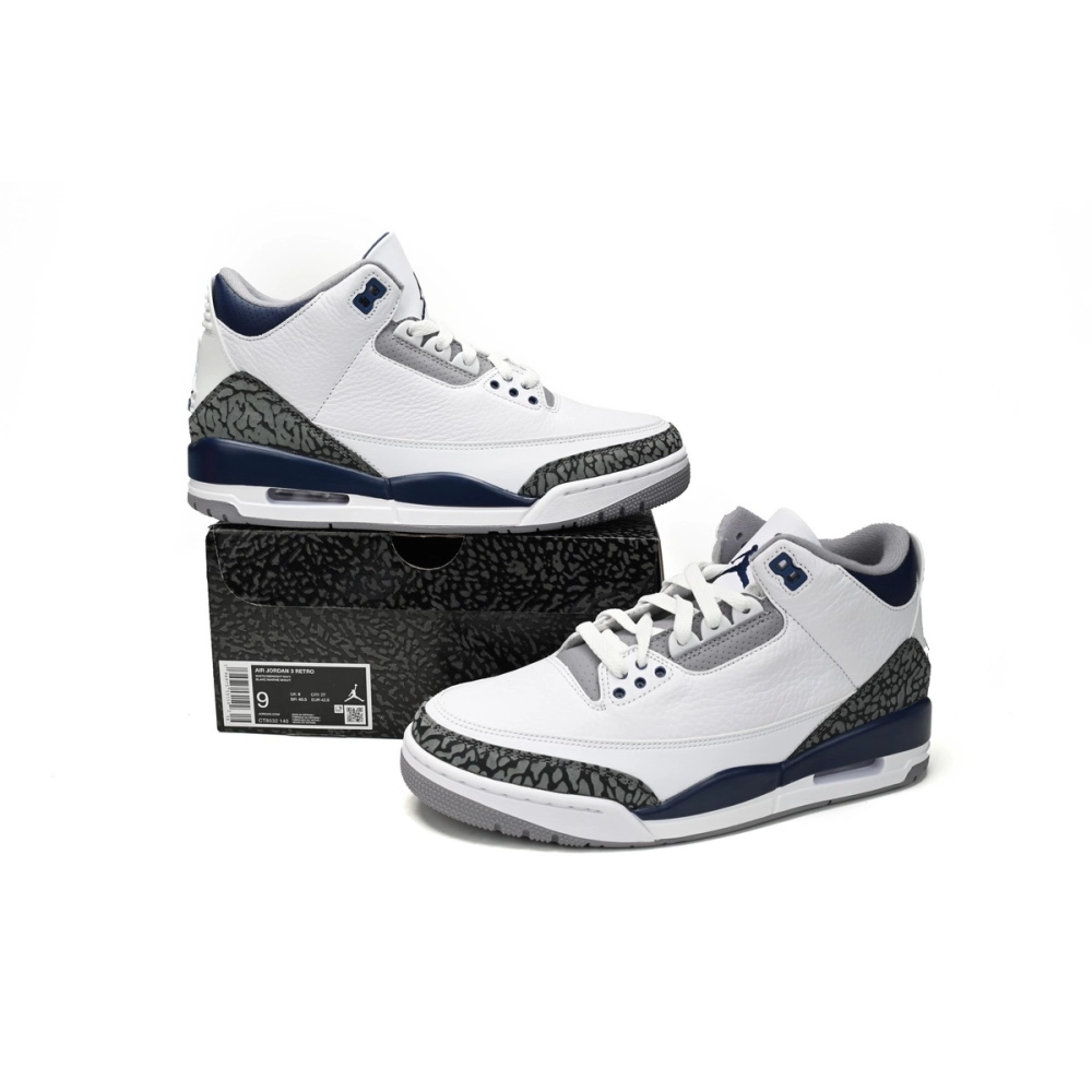 Air Jordan 3 Retro Midnight Navy CT8532-140