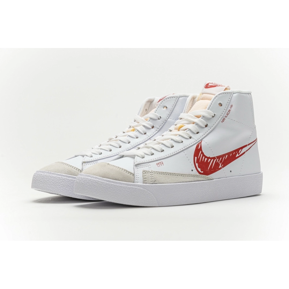 Nike Blazer Mid 77 Sketch White Black CW7580-101