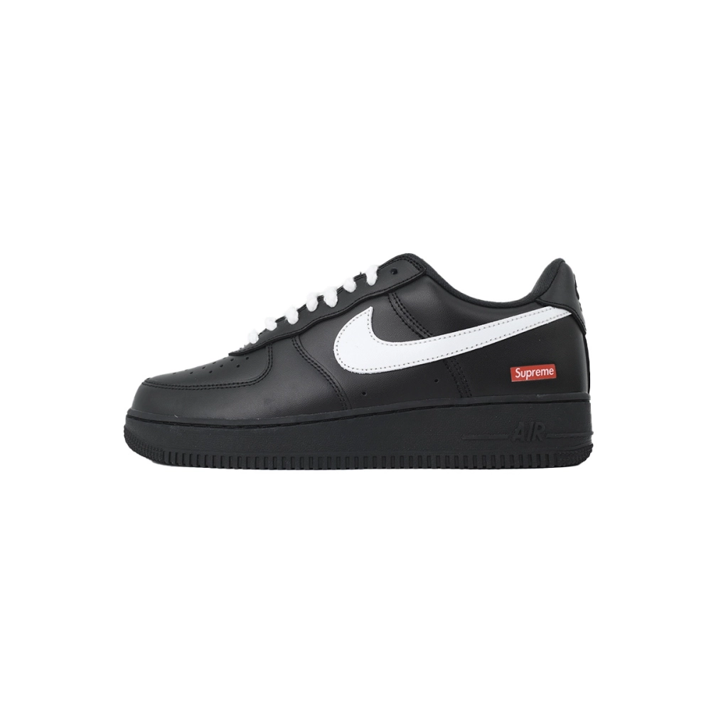 Nike Supreme x Air Force 1 Low Black Warrior Black And White CU9225-001