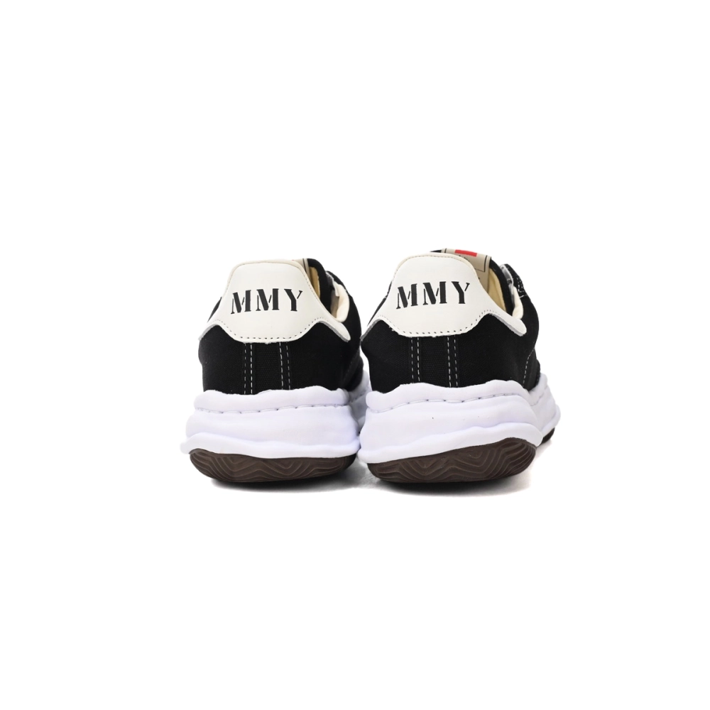 Mihara Yasuhiro Blakey OG Sole Canvas Low Black No Logo A06FW704 NO.703
