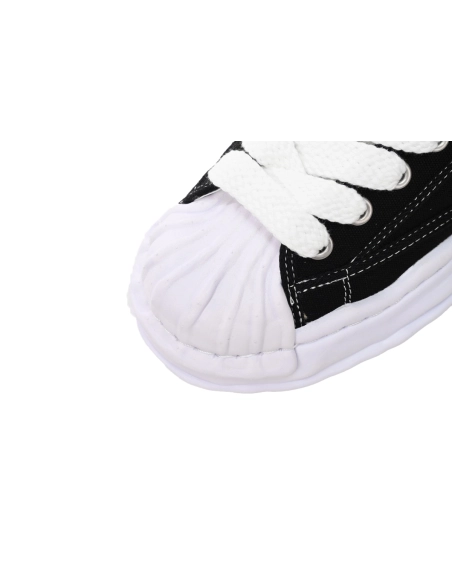Mihara Yasuhiro Blakey OG Sole Canvas Low Black No Logo A06FW704 NO.703
