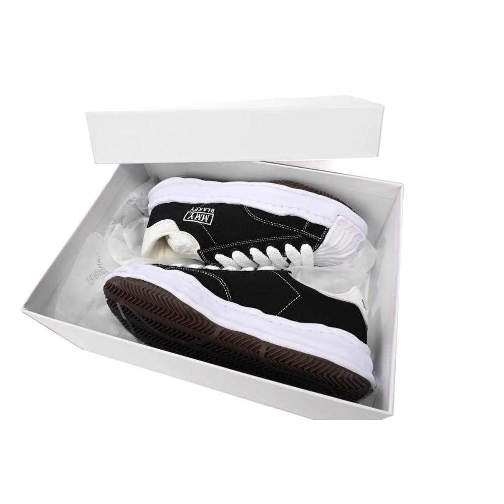 Mihara Yasuhiro Blakey OG Sole Canvas Low Black A08FW735 NO.762