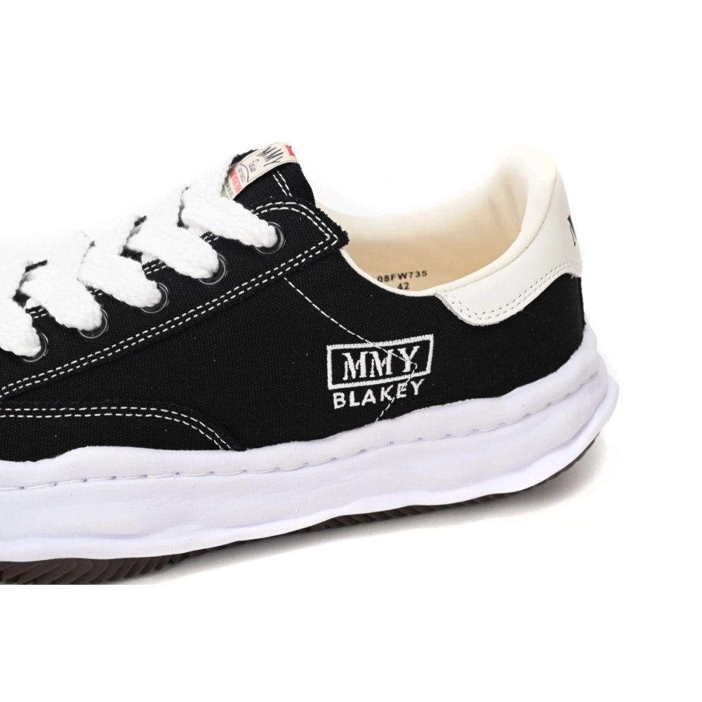 Mihara Yasuhiro Blakey OG Sole Canvas Low Black A08FW735 NO.762