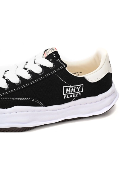 Mihara Yasuhiro Blakey OG Sole Canvas Low Black A08FW735 NO.762