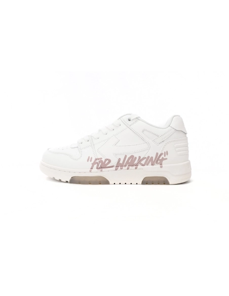 Off-White Out Of Office OOO Low For Walking White Pink