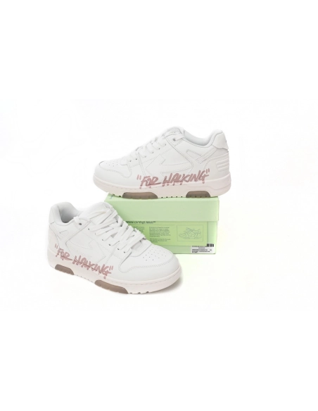 Off-White Out Of Office OOO Low For Walking White Pink