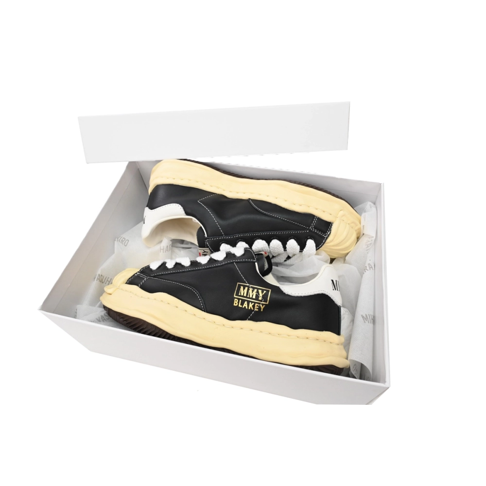 Mihara Yasuhiro Peterson OG Sole Canvas Low Black Gold White Tail A09FW731 NO.787