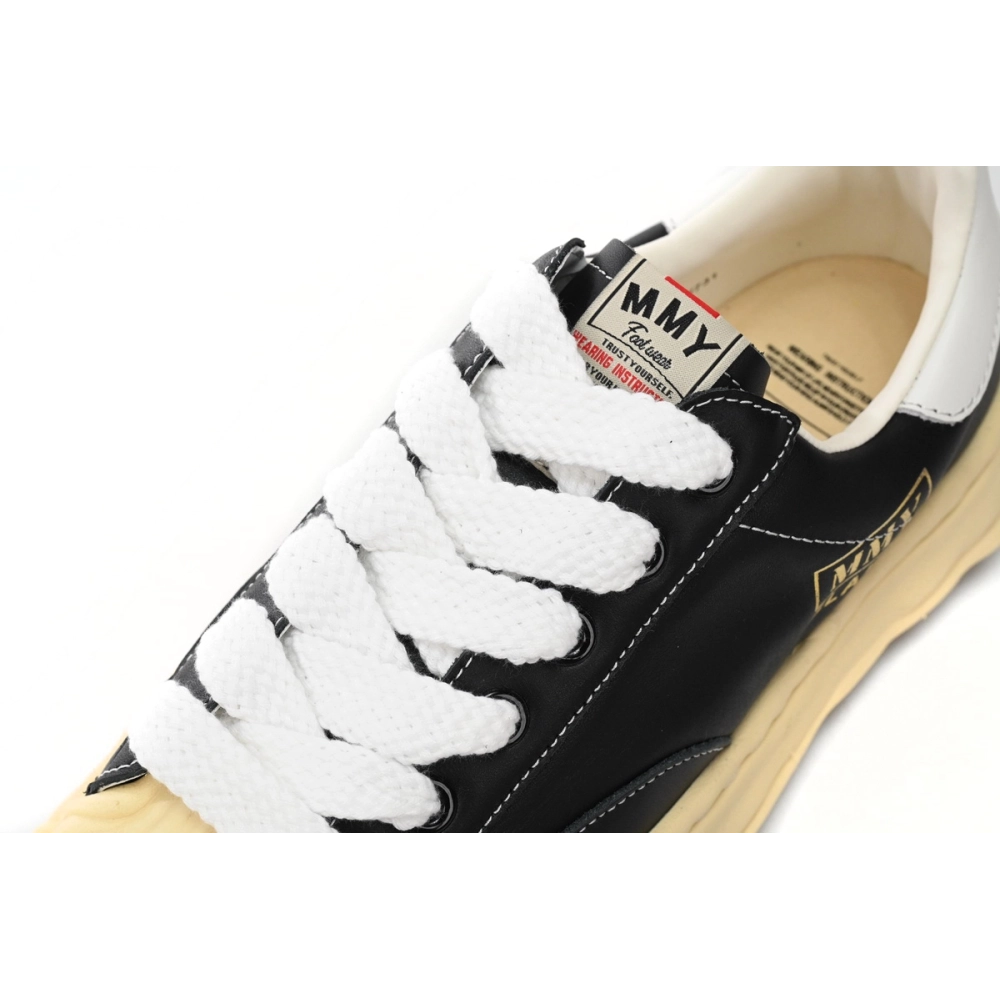 Mihara Yasuhiro Peterson OG Sole Canvas Low Black Gold White Tail A09FW731 NO.787