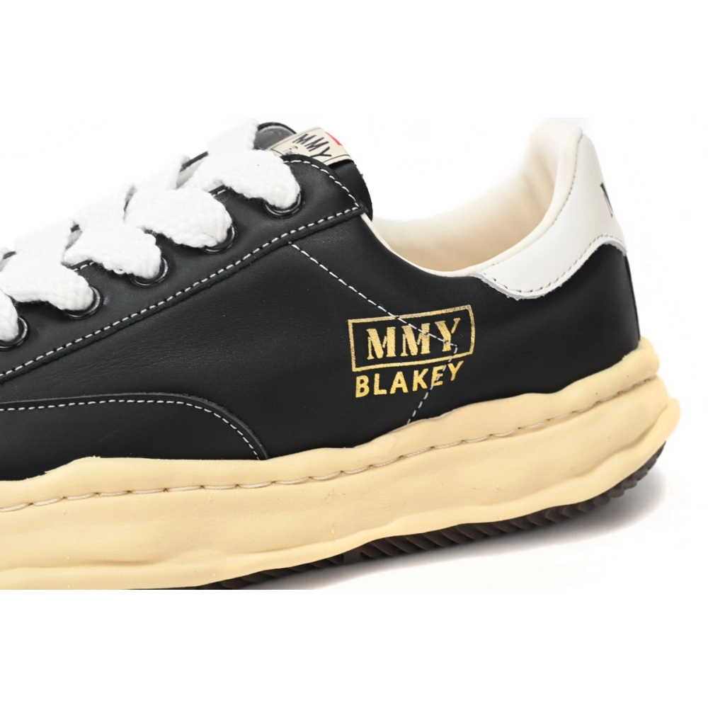 Mihara Yasuhiro Peterson OG Sole Canvas Low Black Gold White Tail A09FW731 NO.787