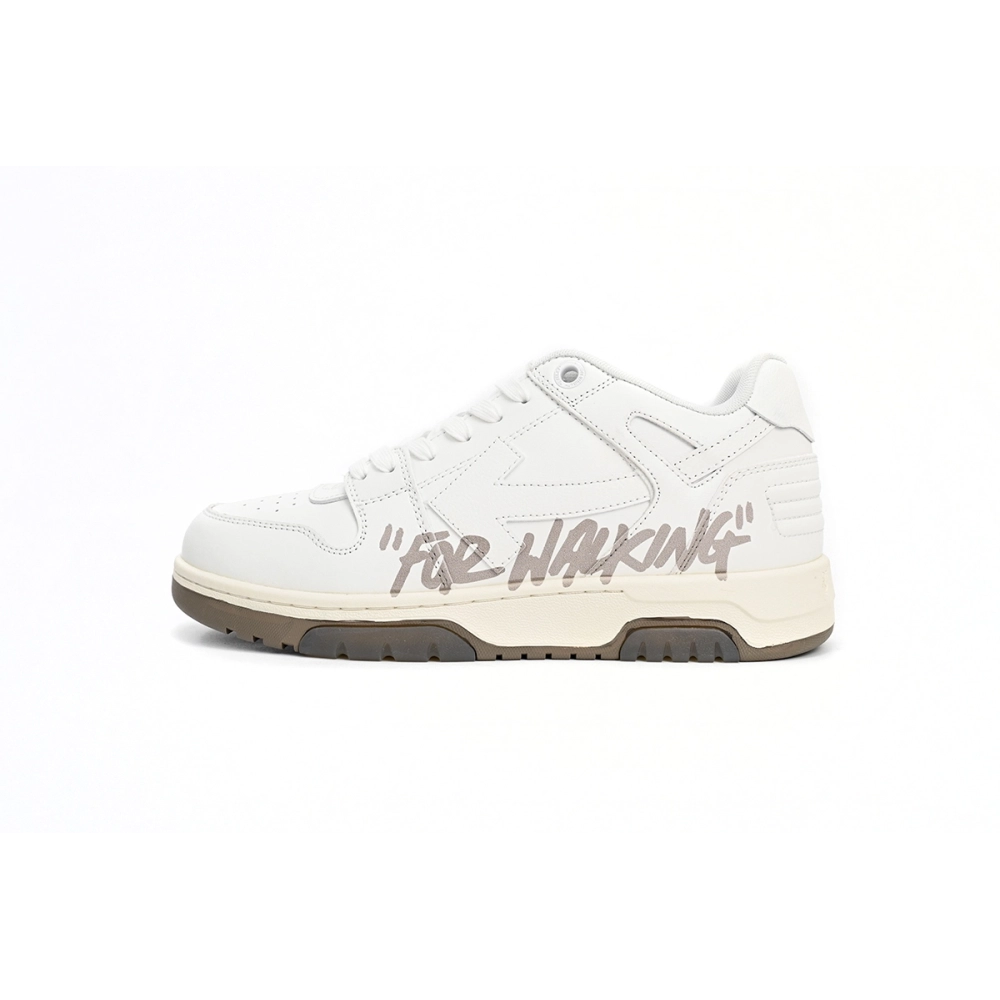 Off-White Out Of Office OOO For Walking Beige Gray (SS22) OMIA189C99LEA0030117