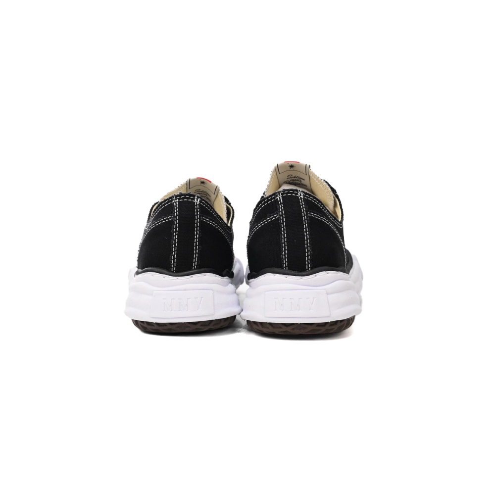 Maison Mihara Yasuhiro Peterson OG Sole Canvas Low Black A05FW702 NO.722
