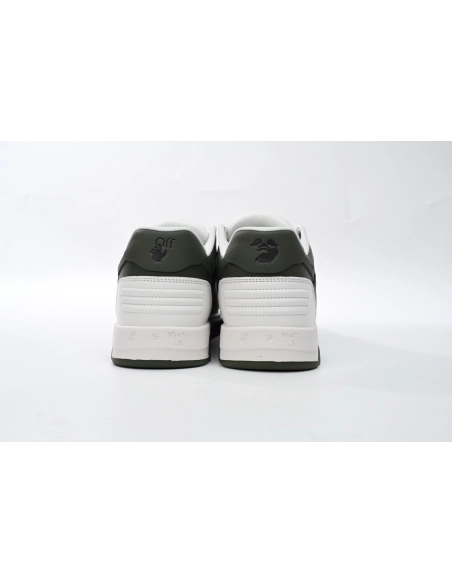 Off-White Out Of Office OOO Low Tops White Green OLIA189S23LEA0015901