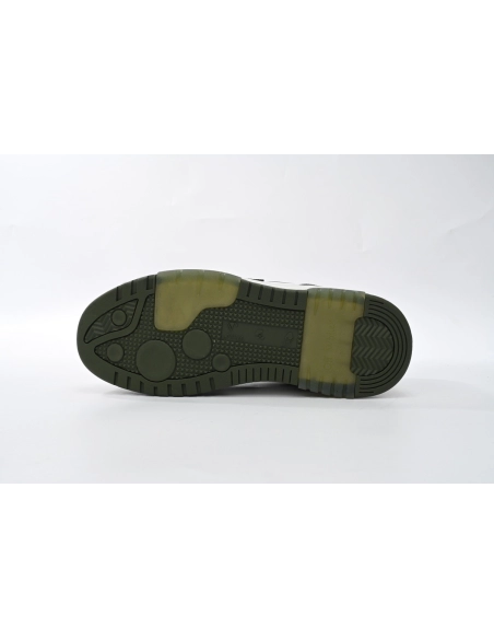 Off-White Out Of Office OOO Low Tops White Green OLIA189S23LEA0015901