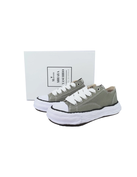 Mihara Yasuhiro Peterson 23 OG Sole Canvas Low White Brown A11FW702 NO.805