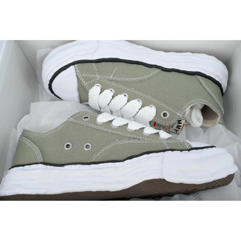 Mihara Yasuhiro Peterson 23 OG Sole Canvas Low White Brown A11FW702 NO.805