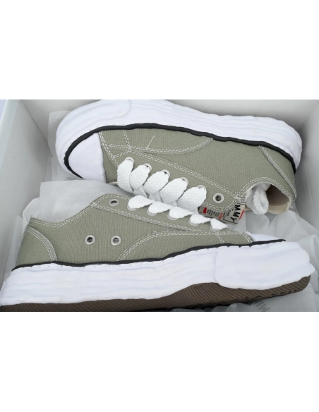 Mihara Yasuhiro Peterson 23 OG Sole Canvas Low White Brown A11FW702 NO.805