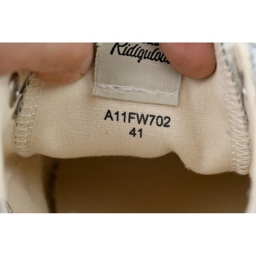 Mihara Yasuhiro Peterson 23 OG Sole Canvas Low White Brown A11FW702 NO.805