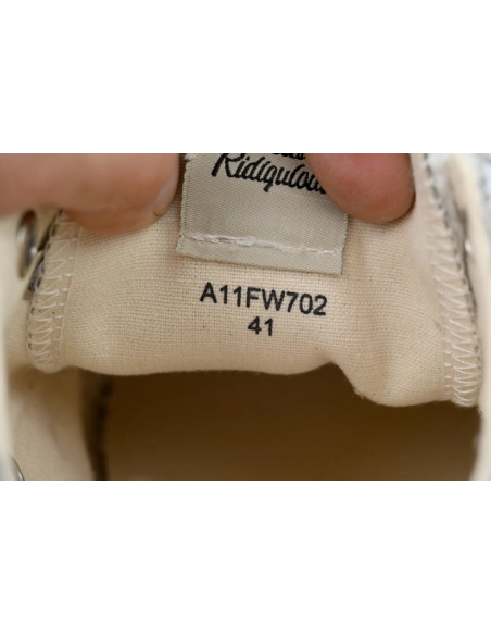 Mihara Yasuhiro Peterson 23 OG Sole Canvas Low White Brown A11FW702 NO.805