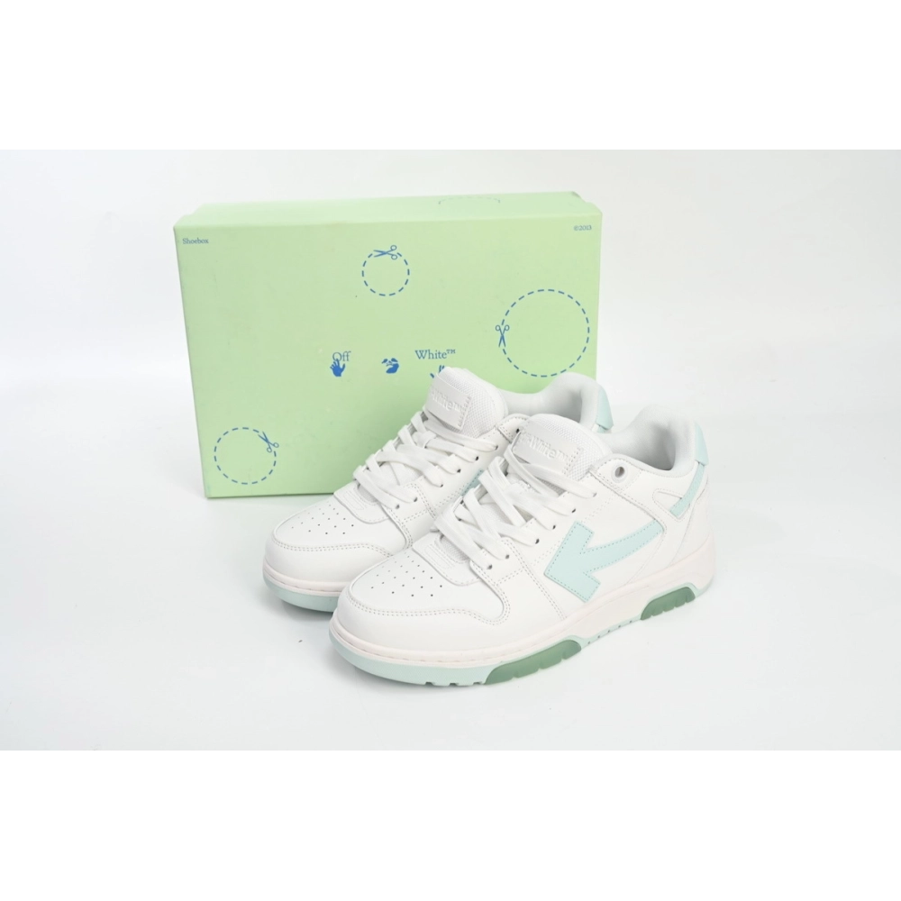 Off-White Out Of Office OOO Low Tops White Mint OWIA259C99LEA0030151