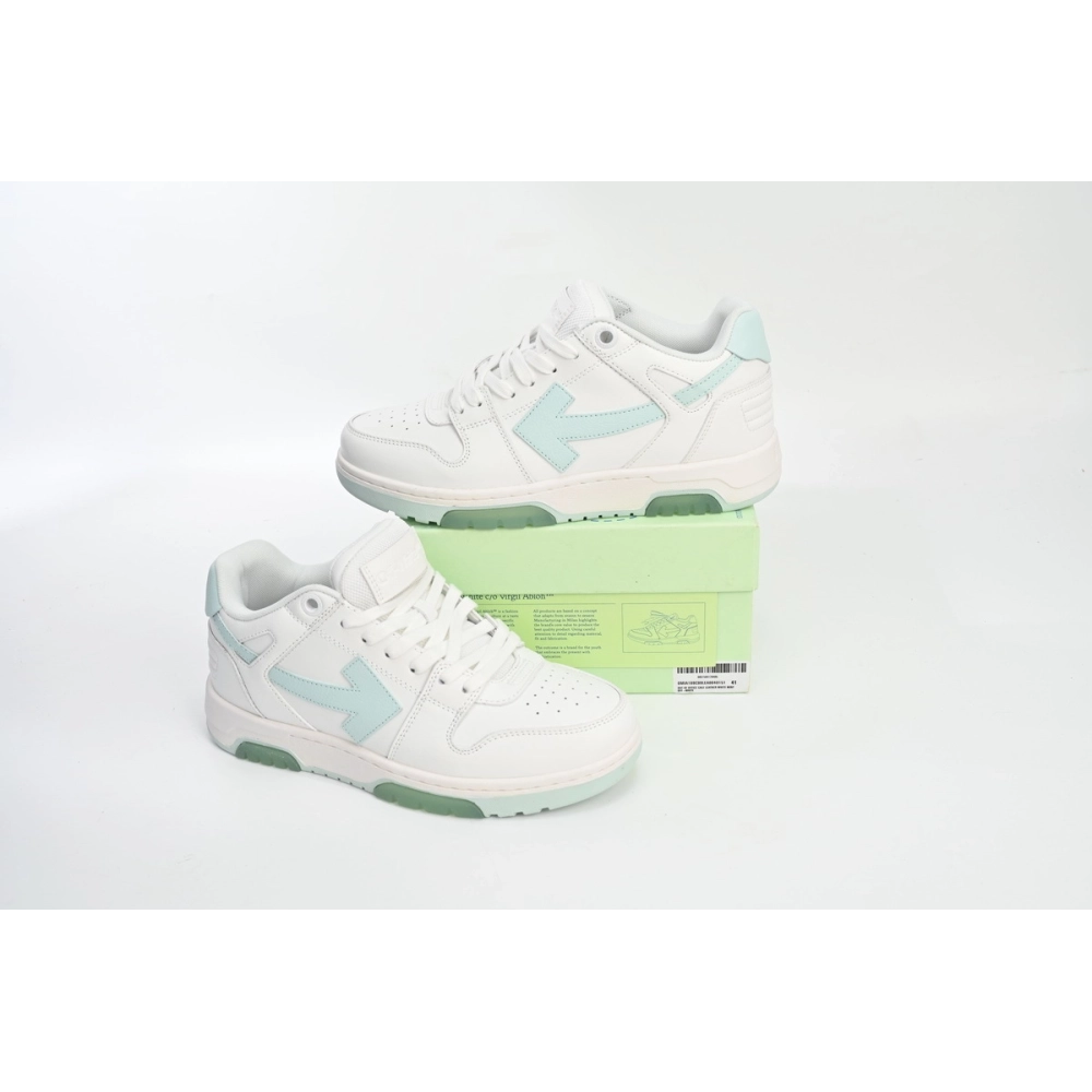 Off-White Out Of Office OOO Low Tops White Mint OWIA259C99LEA0030151