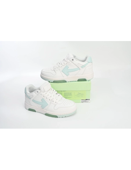 Off-White Out Of Office OOO Low Tops White Mint OWIA259C99LEA0030151
