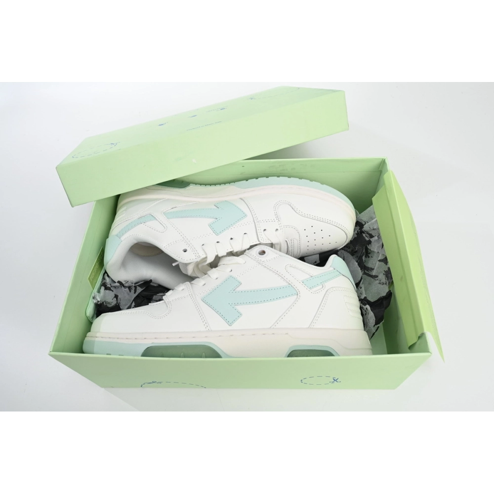 Off-White Out Of Office OOO Low Tops White Mint OWIA259C99LEA0030151