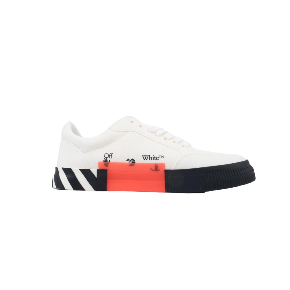 Off-White Vulc Low White Green OMIA085F22FAB0010155