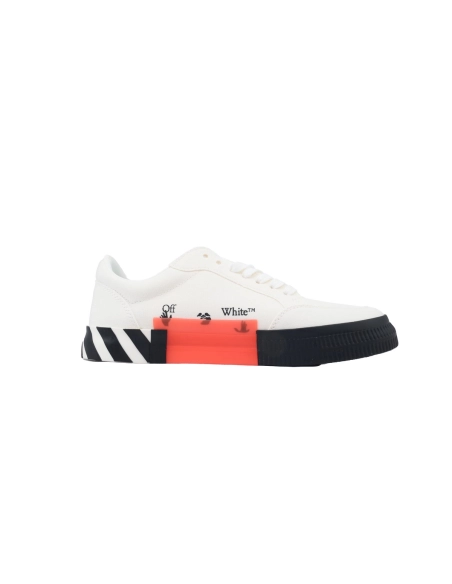 Off-White Vulc Low White Green OMIA085F22FAB0010155
