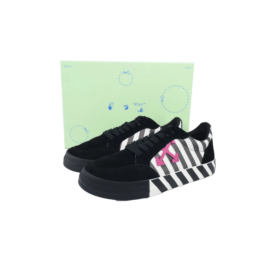Off-White Vulc Low Black White OMIA085R20C210180129
