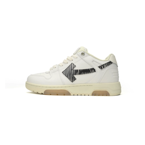 Off-White Out Of Office OOO Low Tops White Black SS21 OMIA189S21LEA0030110