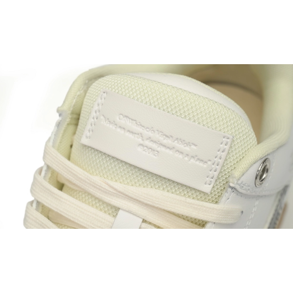 Off-White Out Of Office OOO Low Tops White Black SS21 OMIA189S21LEA0030110