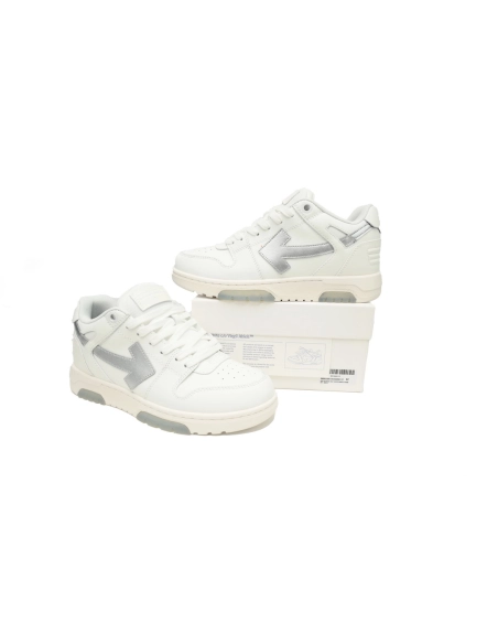 Off-White Out Of Office White White Black White Silver OMIA189F23LEA0090172