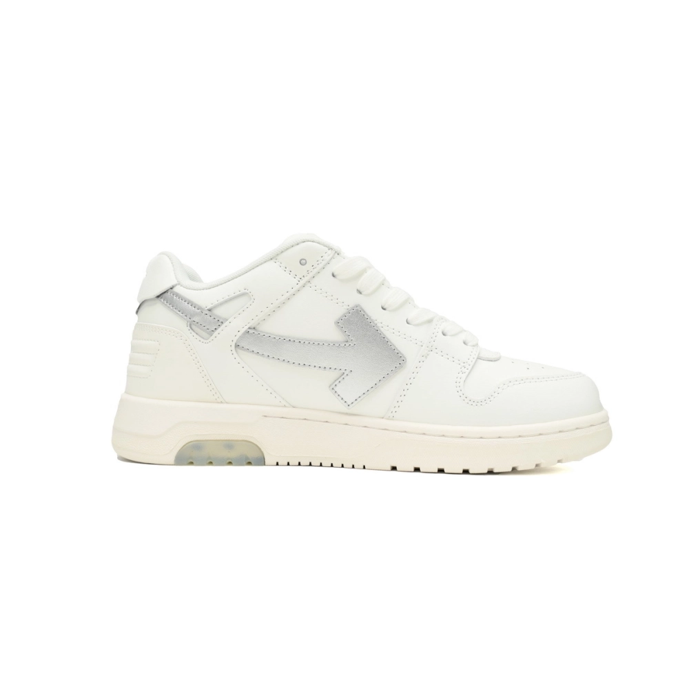 Off-White Out Of Office White White Black White Silver OMIA189F23LEA0090172