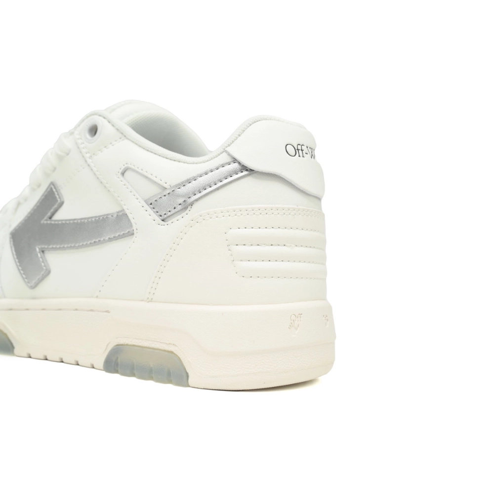 Off-White Out Of Office White White Black White Silver OMIA189F23LEA0090172