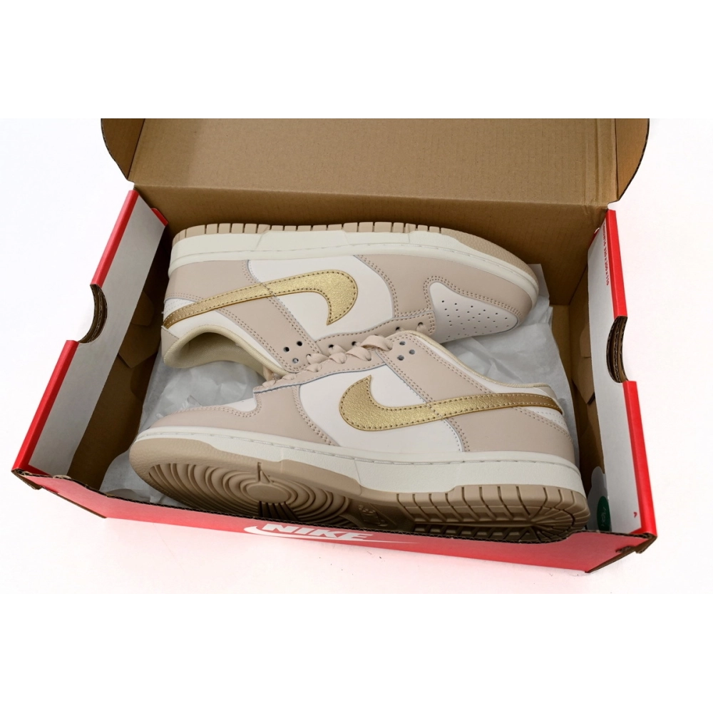 Nike Dunk Low Phantom Metallic Gold Dx5930-001