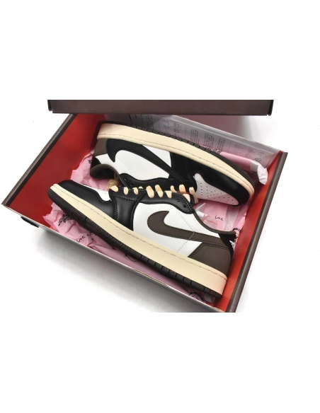 Air Jordan 1 Low Dark Mocha Black Travis Scott CQ4277-105