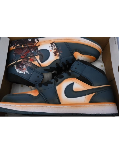 Air Jordan 1 Mid Black Myth Wukong v3 Shoes Sneakers 554724-411