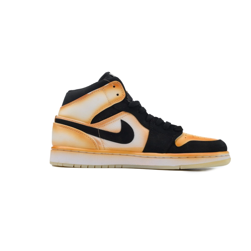 Air Jordan 1 Mid Black Myth Wukong Shoes Sneakers DH6933-100