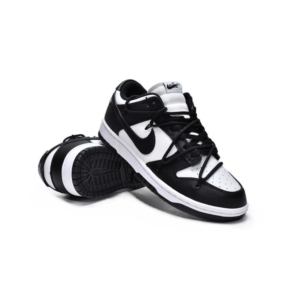 Nike SB Dunk Low Off-White Black CT0856-103 (Limited customized)