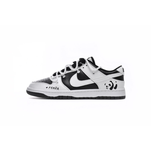 Nike SB Dunk Low Sail Panda SplCing DD1391-100 (Limited customized)