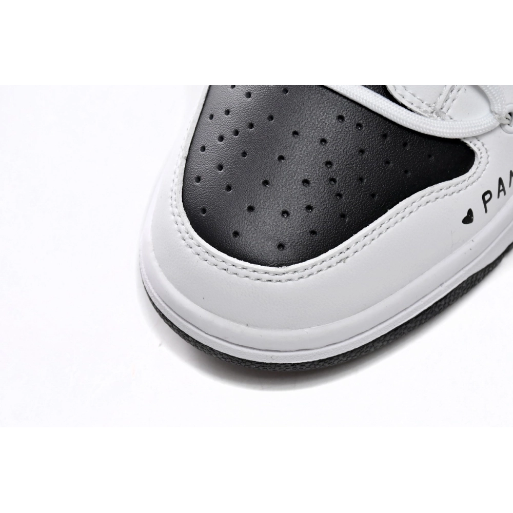 Nike SB Dunk Low Sail Panda SplCing DD1391-100 (Limited customized)