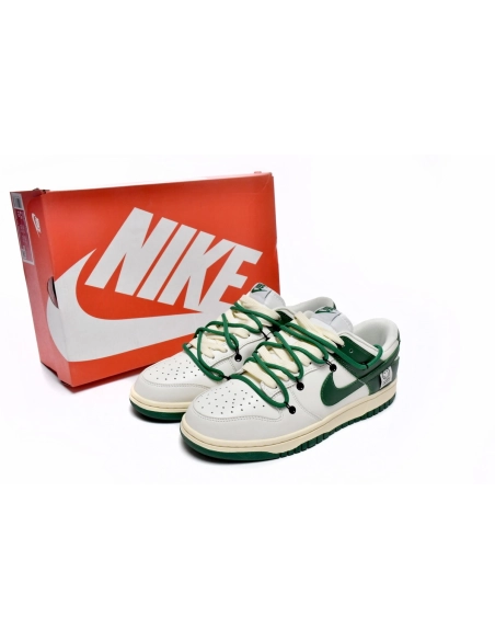 Nike SB Dunk Low Bandage White and Green DD1503-112 (Limited customized)