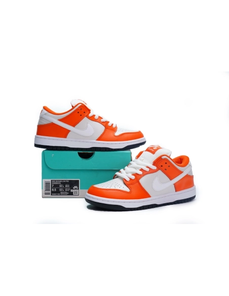 Nike Dunk Low Pro White Orange BQ6817-806